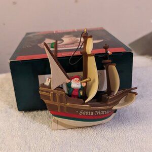 Santa Maria Santa Ornament